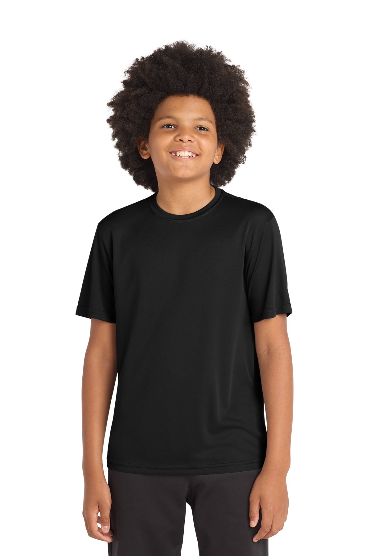 Youth Sport Tek- Dri Fit Black