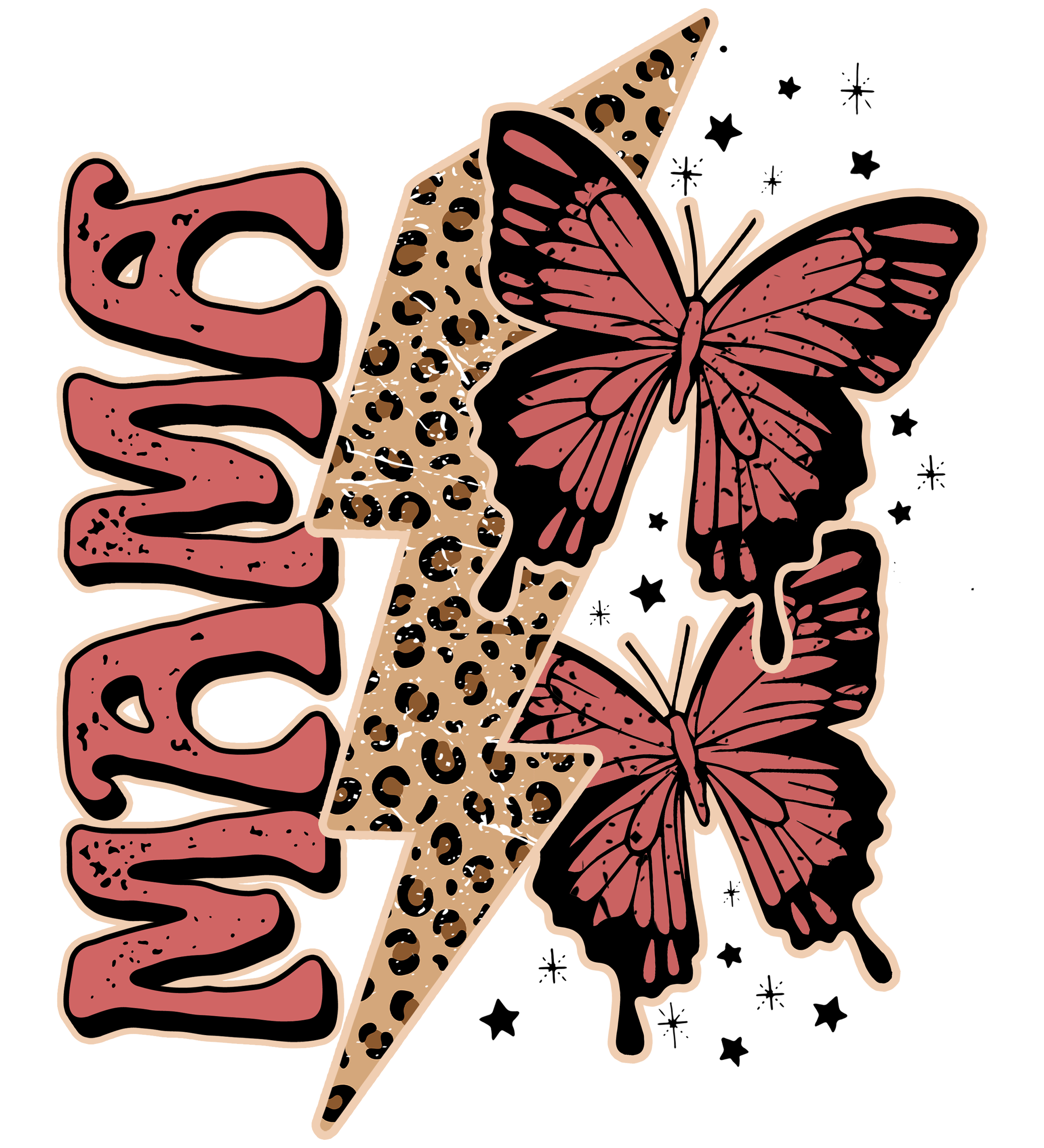 HTV Prints - Rocker MOM - The Vinyl Haus