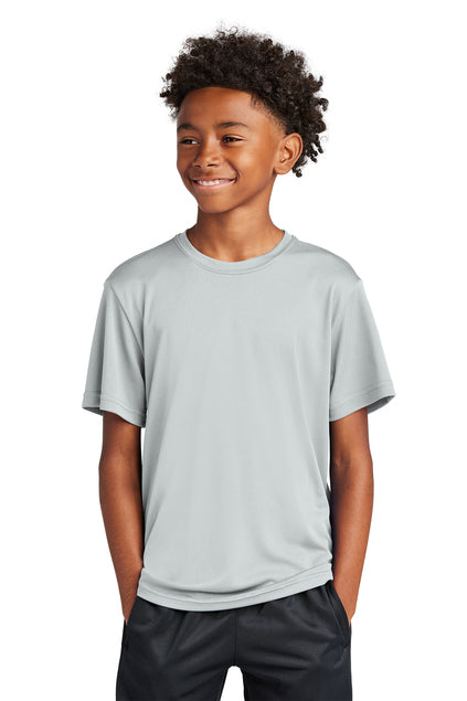 Sport Tek- Dri Fit Silver youth