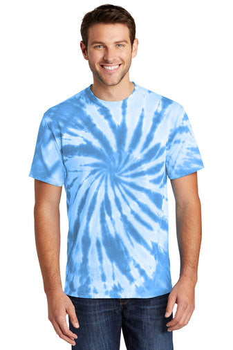 Port & Company Tie Dye Tee-Light Blue