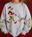 DTF PRINT - Green Guy walking Shih Tzu