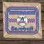 DTF PRINT Baseball Diamondbacks Checkerboard