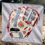 DTF PRINT Baseball Helmet Floral Checkerboard
