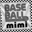 DTF PRINT Baseball MIMI Lines, Checkerboard