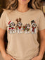 DTF PRINT - Shih Tzu's Dressed Christmassy