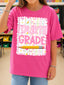 DTF PRINT - Back to School Fourth Grade Pencil