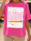 DTF PRINT - Back to School Aide Pencil Bows Flowers Apples