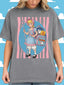 DTF PRINT - Back to School Lil Bo Peep Backpack Sheep