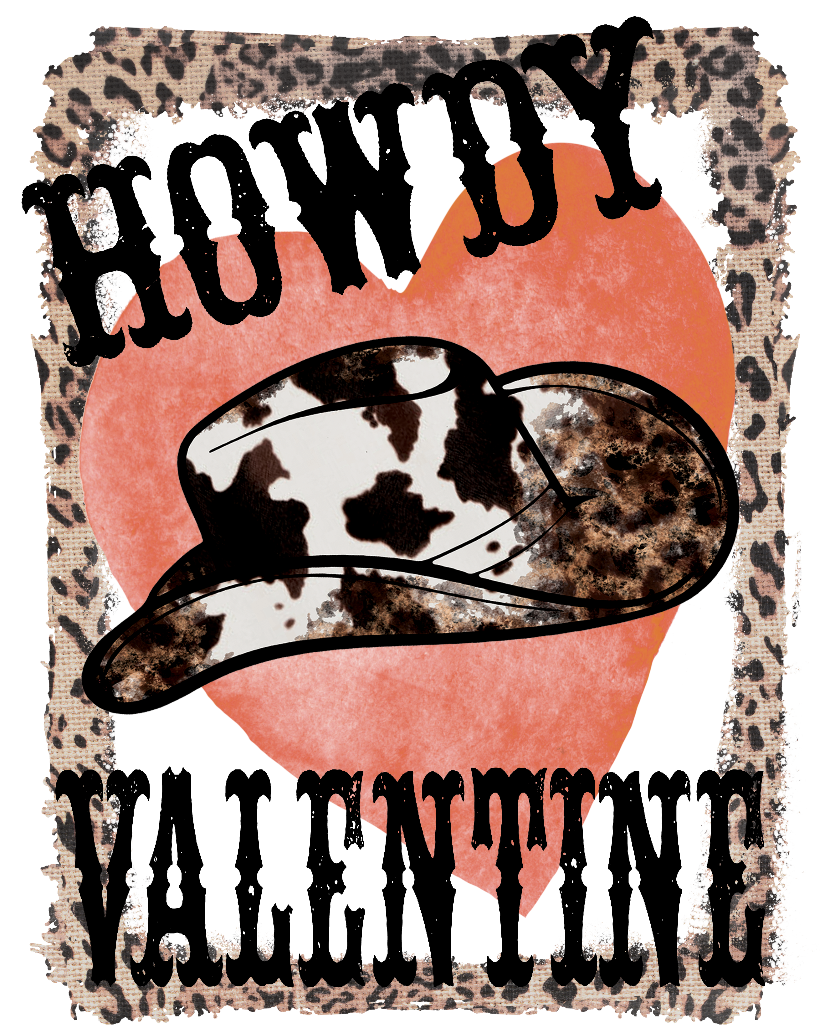 DTF Print-Howdy Valentine
