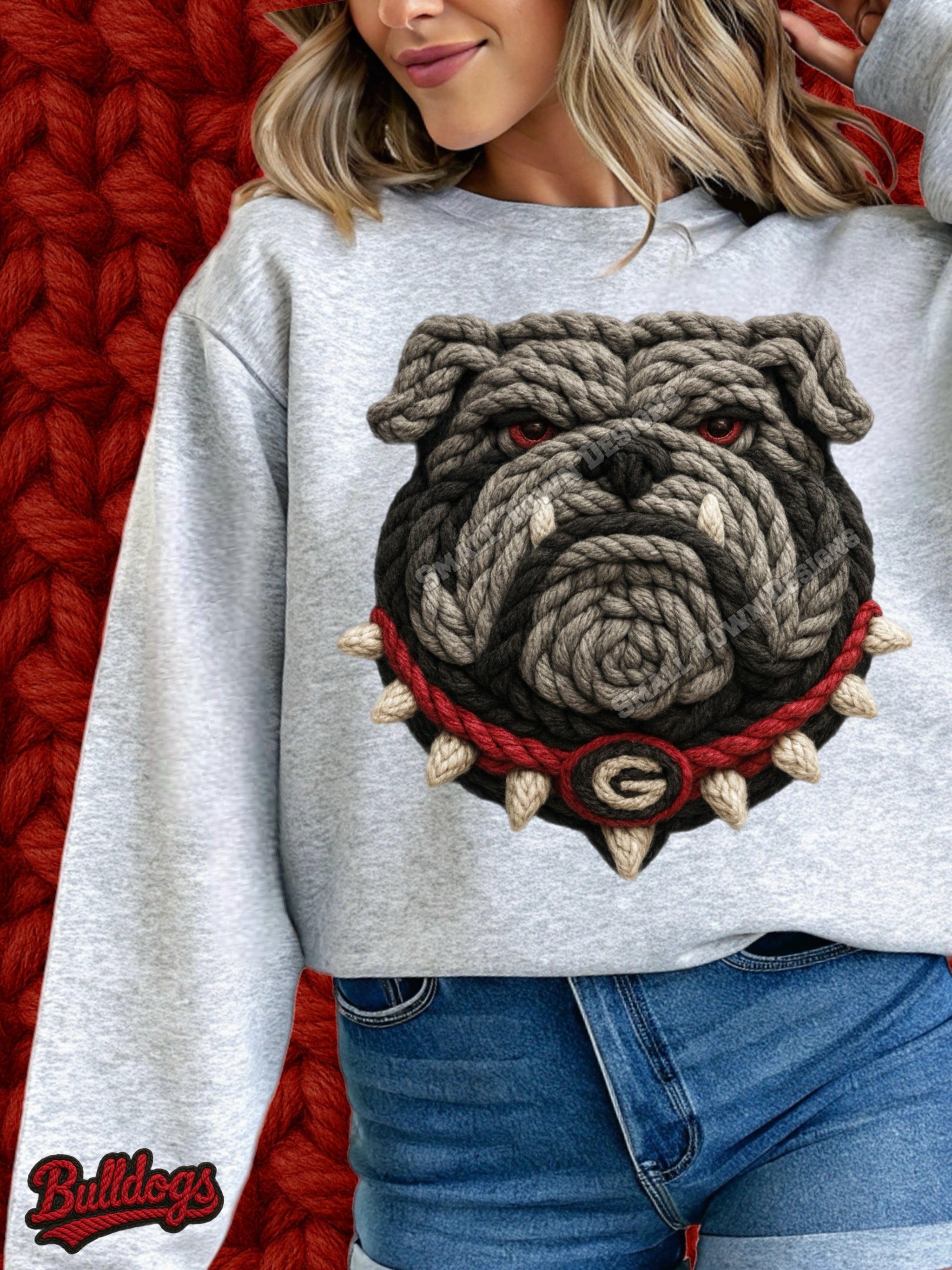 DTF Print Georgia Bulldogs Yarn