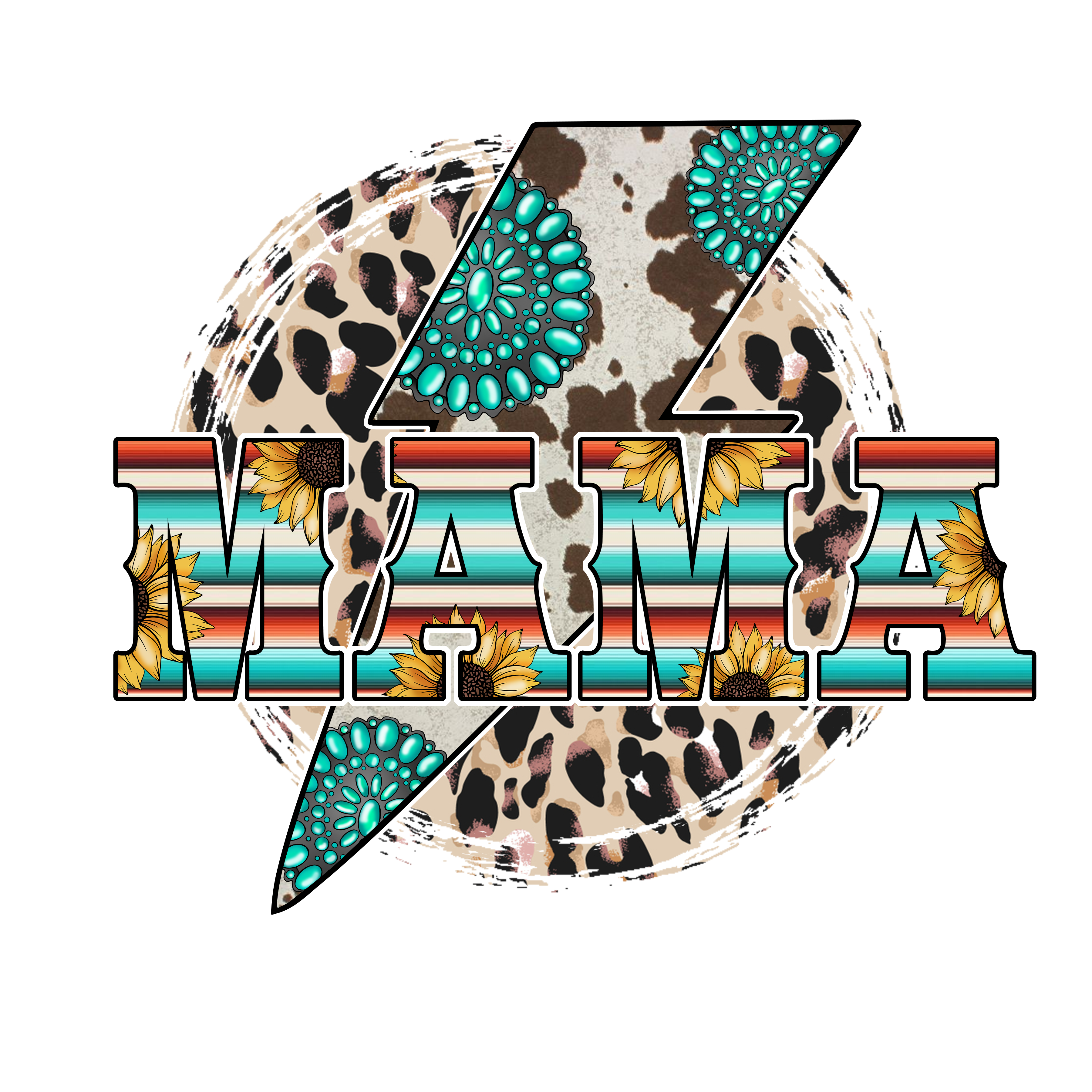 HTV Prints - Western Mom Vibes - The Vinyl Haus