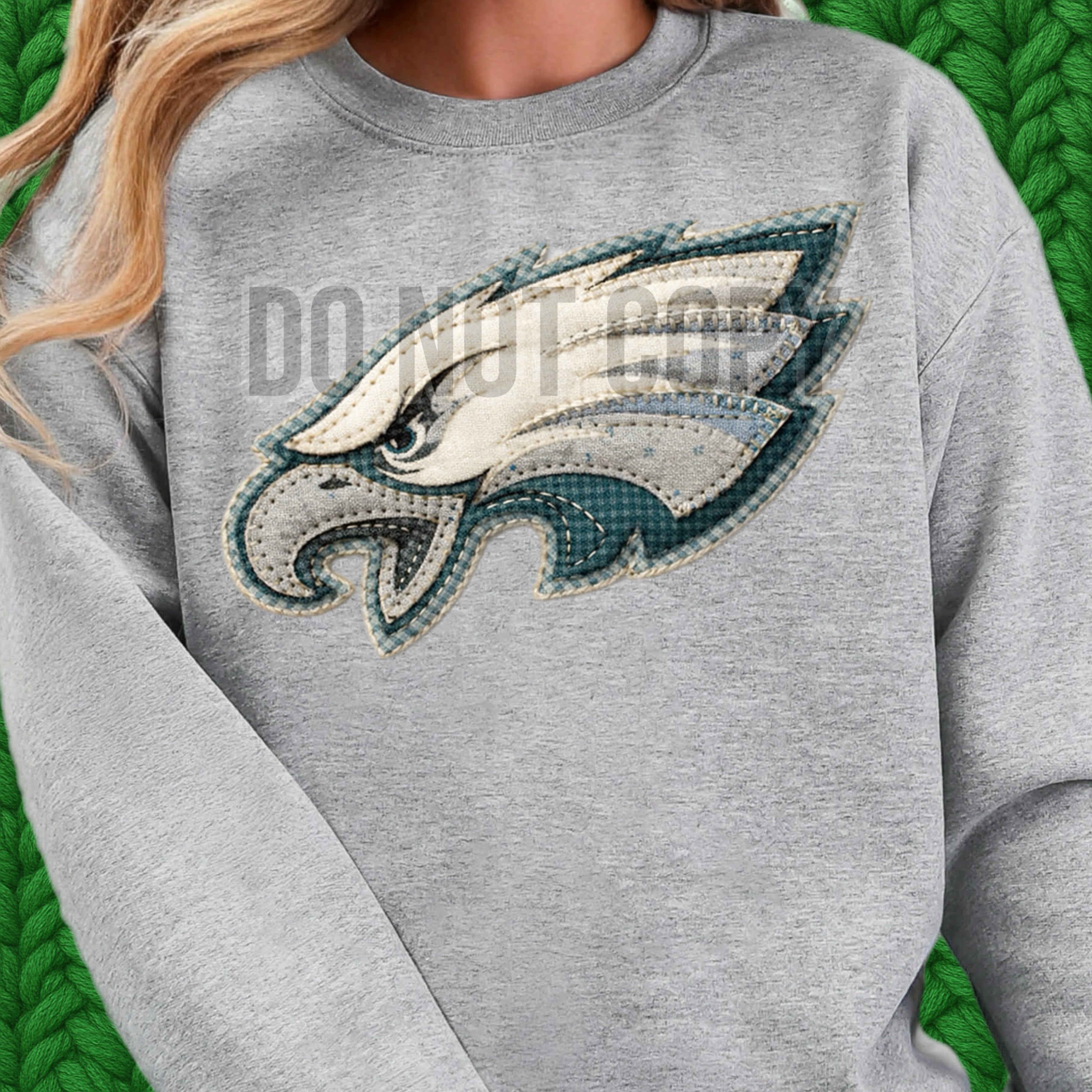 DTF Print Philadelphia Eagles Quilted