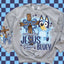 DTF Print Rooted in Jesus Raised on Bluey