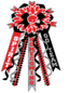 HTV Prints - Red, Black, and Silver Homecoming Mum