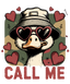 DTF Print-Call me duck Valentine