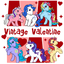 DTF Print-Vintage Valentine Pony with sleeve design