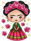 HTV Prints - Girl Frida Inspired - The Vinyl Haus