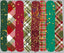 Christmas Brushstrokes Pattern Vinyl 12" x 10" - The Vinyl Haus