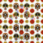 Sugar Skulls and Flowers Pattern Vinyl 12" x 12" - The Vinyl Haus