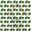 Green Tractors Pattern Vinyl 12" x12" - The Vinyl Haus
