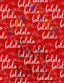 Fa La La Christmas Pattern Vinyl 12" x 9" - The Vinyl Haus