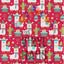 Christmas Llamas Penguins and Cactus Pattern Vinyl 12" x 12" - The Vinyl Haus