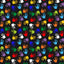 Handprints Black Background Pattern Vinyl 12" x 12" - The Vinyl Haus