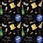 Happy New Year Pattern Vinyl 12" x 12" - The Vinyl Haus