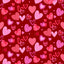 Valentine Hearts Pattern Vinyl 12" x 12" - The Vinyl Haus