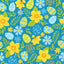 Easter Eggs and Flowers Pattern Vinyl 12" x 12" - The Vinyl Haus