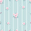 Pastel Roses with Stripes Pattern Vinyl 12" x 12" - The Vinyl Haus