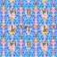Blue Wild Flower Pattern Vinyl 12" x 12" - The Vinyl Haus
