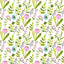 Spring Flowers Pattern Vinyl 12" x 12" - The Vinyl Haus