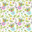 Flowers and Watering Cans Pattern Vinyl 12" x 12" - The Vinyl Haus