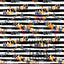 Stripe Halloween Letters Pattern Vinyl 12" x 12" - The Vinyl Haus