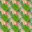 Tropical Flowers and Birds of Paradise Small Pattern Vinyl 12" x 12" - The Vinyl Haus
