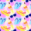 Summer Vibes Pattern Vinyl 12" x 12" - The Vinyl Haus