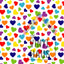 Rainbow Hearts PRIDE Pattern Vinyl 12" x 12" - The Vinyl Haus