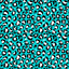 Turquoise Cheetah Print Pattern Vinyl 12" x 12" - The Vinyl Haus