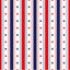 4th of July Horizontal Stars and Stripes Pattern Vinyl 12" x 12" - The Vinyl Haus