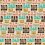Father's Day Dad Multi-colored Word Collage Tan Background Pattern Vinyl 12" x 12" - The Vinyl Haus