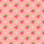 Strawberries Pink Background Pattern Vinyl 12" x 12" - The Vinyl Haus