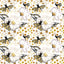 Bees on Flowers and Honeycombs Light Background Pattern Vinyl 12" x 12" - The Vinyl Haus