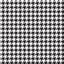 Small Black and White Houndstooth Pattern Vinyl 12" x 12" - The Vinyl Haus