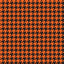 Orange Hounds Tooth Pattern Vinyl 12" x 12" - The Vinyl Haus