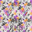 Halloween Floral With Spiderwebs Pattern Vinyl 12" x 9" - The Vinyl Haus
