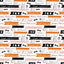 Halloween Words Pattern Vinyl 12" x 12" - The Vinyl Haus