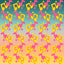 Neon Music Notes Pattern Vinyl 12" x 12" - The Vinyl Haus