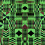 Kente Green Pattern Vinyl 12" x 12" - The Vinyl Haus