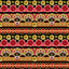 Sugar Skulls and Flowers Stripes Pattern Vinyl 12" x 12" - The Vinyl Haus